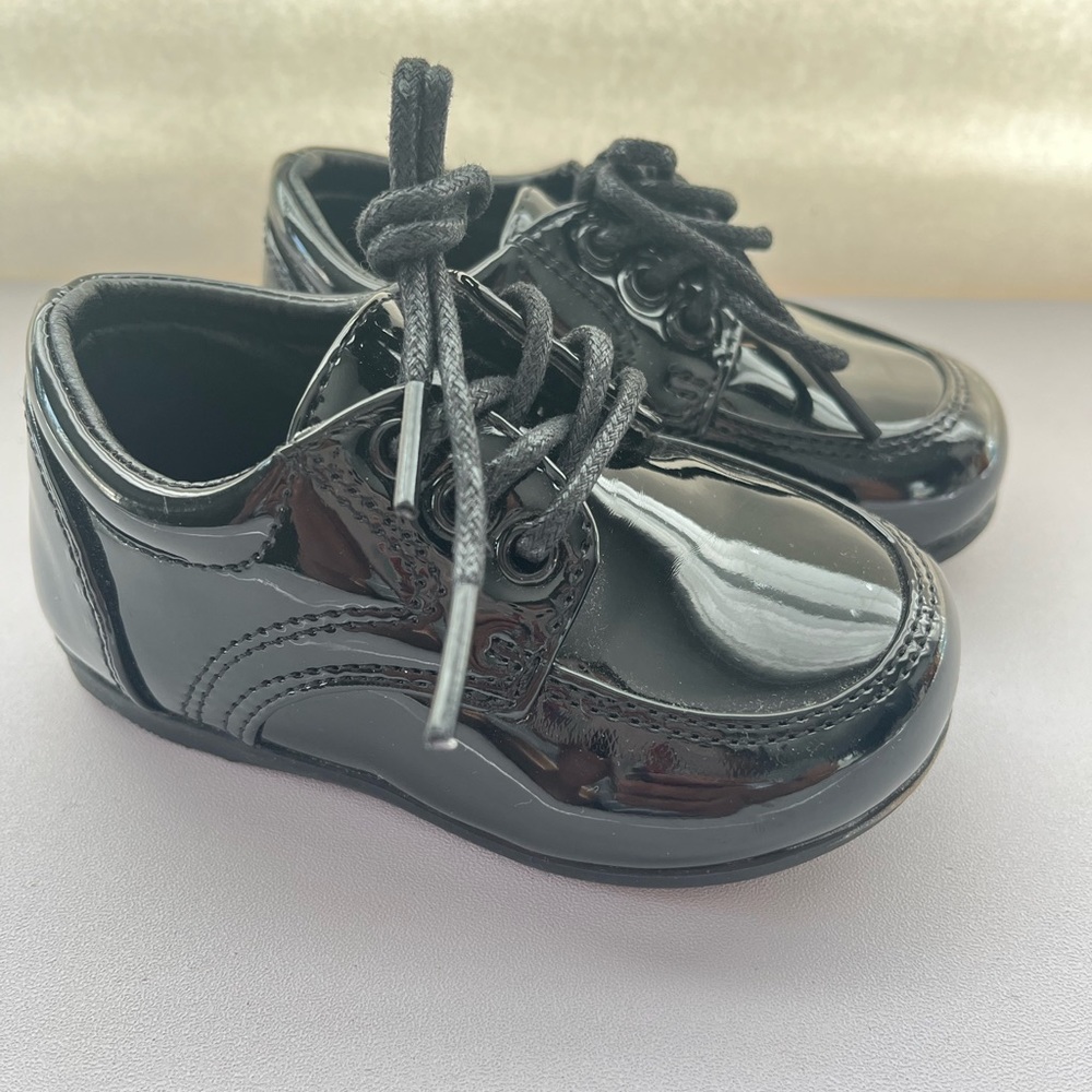 Josmo Black Kids Dress Shoes
